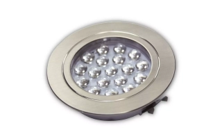 LED bodové světlo, nikl