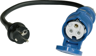 Adaptér CEE / Schuko vidlice 0,5 m
