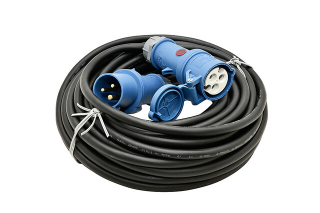 Prodlužovací kabel CEE 25 m s kontrolkou