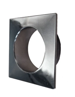 Čtvercová rozeta k zámkům Push-Lock, chrom