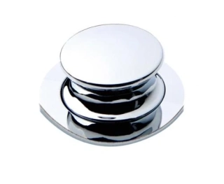 Tlačítko Push-Lock, lesklý chrom
