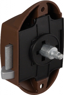 Dveřní zámek 25 mm Push-Lock, bílá