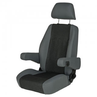 Sedadlo Sportscraft Pilot S8.1, potah Tavoc šedá